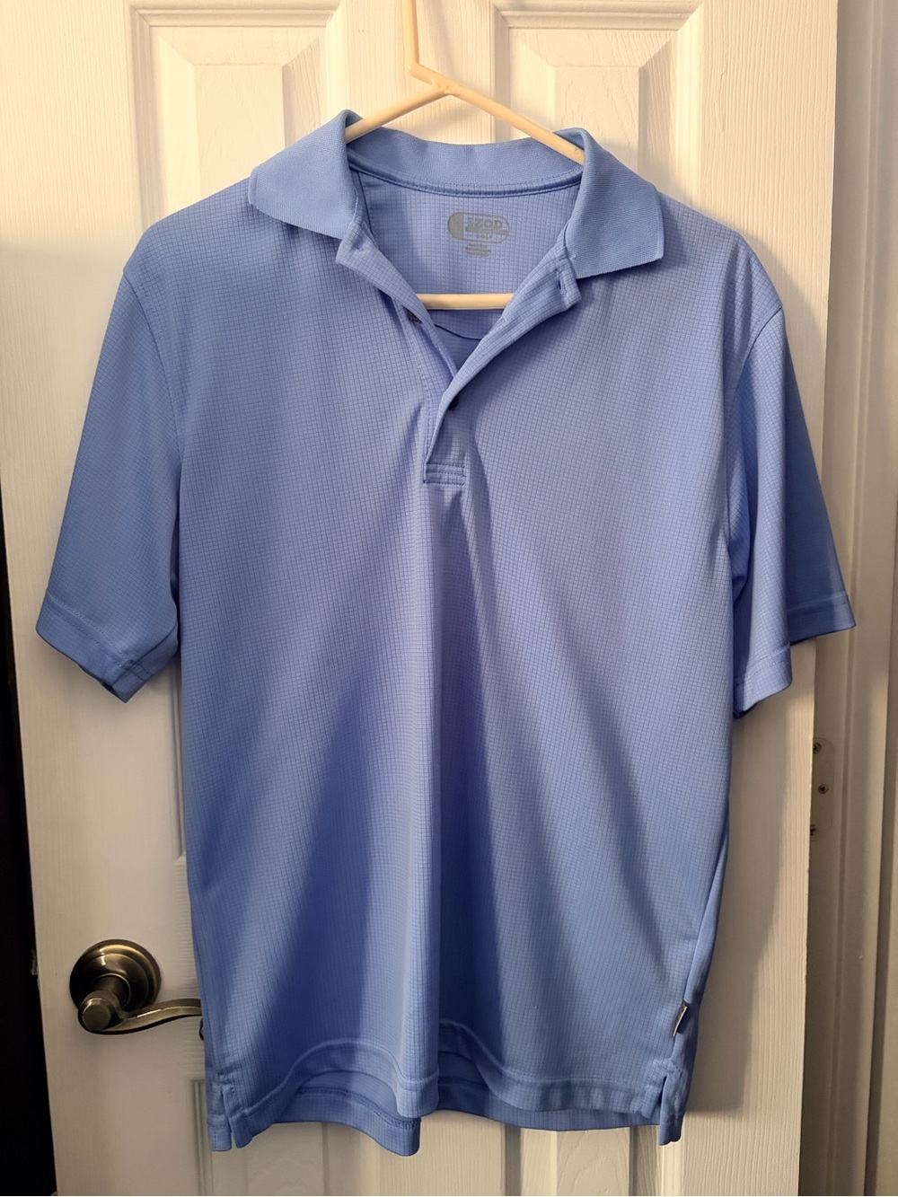 Izod Men's Light Blue Golf Shirt Size M